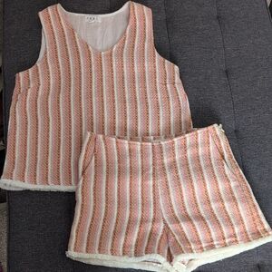 THML Vickie Striped Short Set